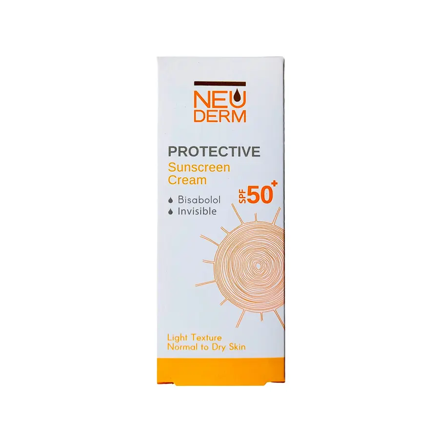 کرم ضد آفتاب هایلی پروتکتیو +spf50 پوست خشک و معمولی بی رنگ نئودرم